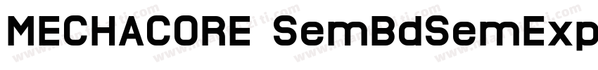 MECHACORE SemBdSemExp字体转换